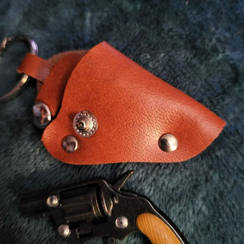 Vintage Colt 45 Pistol Mini Cap Gun Key Chain
